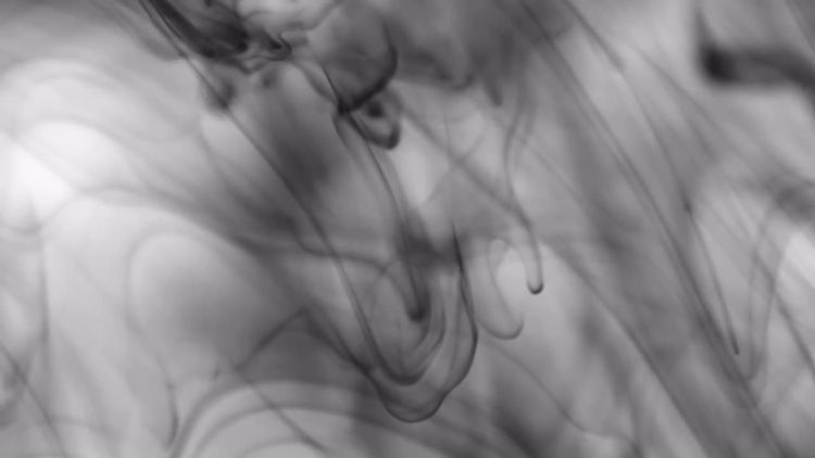 Black Ink Drops In Water.: Stock Video