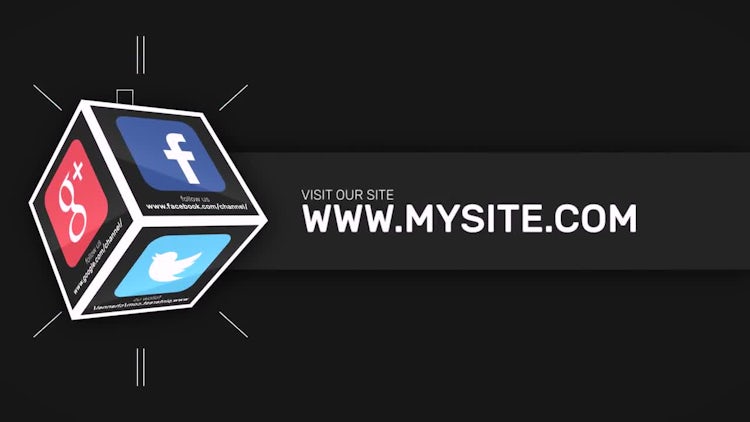 Shapes Logo Cube: After Effects Templates