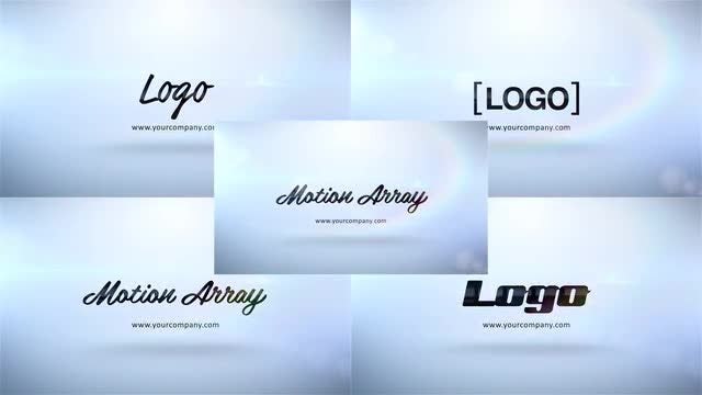 Clean Logo Stings - 5 in 1: After Effects Templates