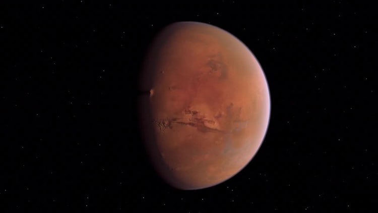Mars Planet: Stock Motion Graphics