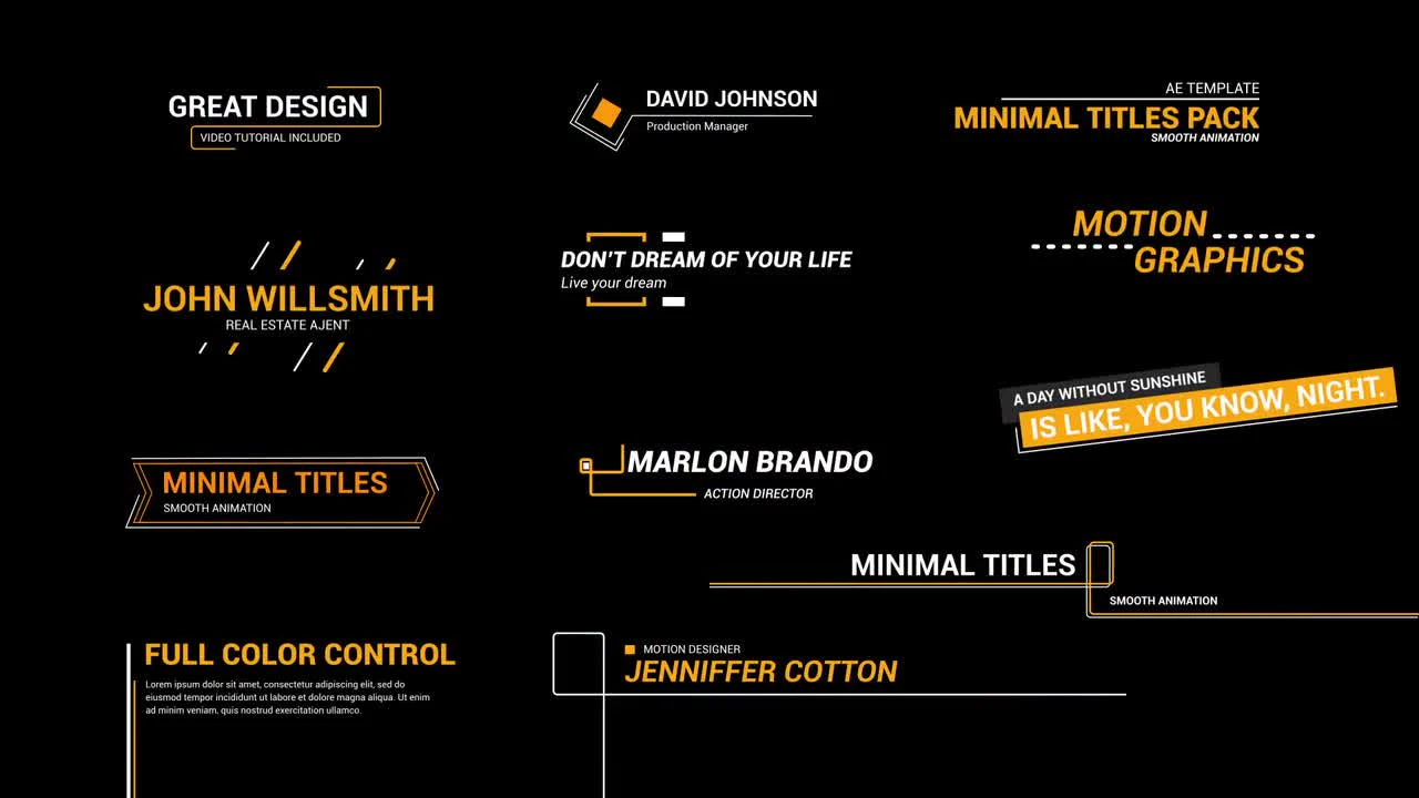 Video Title Line Image Line Titles - Motion Graphics Templates | Motion Array