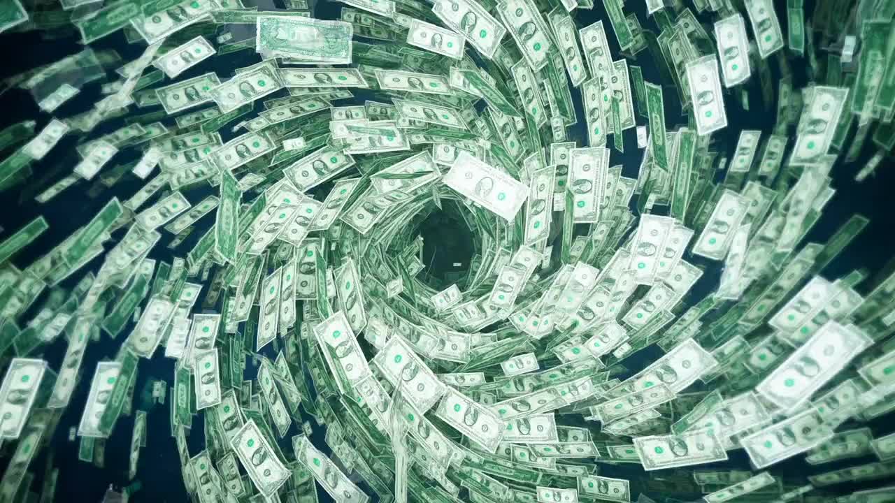 Tornado Of Money - Stock Motion Graphics | Motion Array