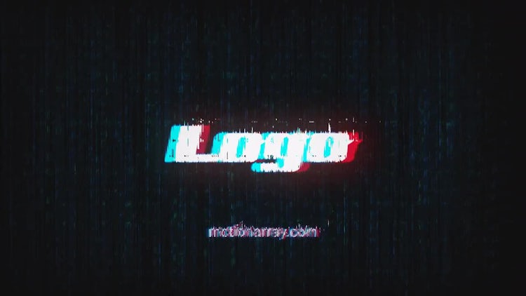 Glitch Logo: After Effects Templates