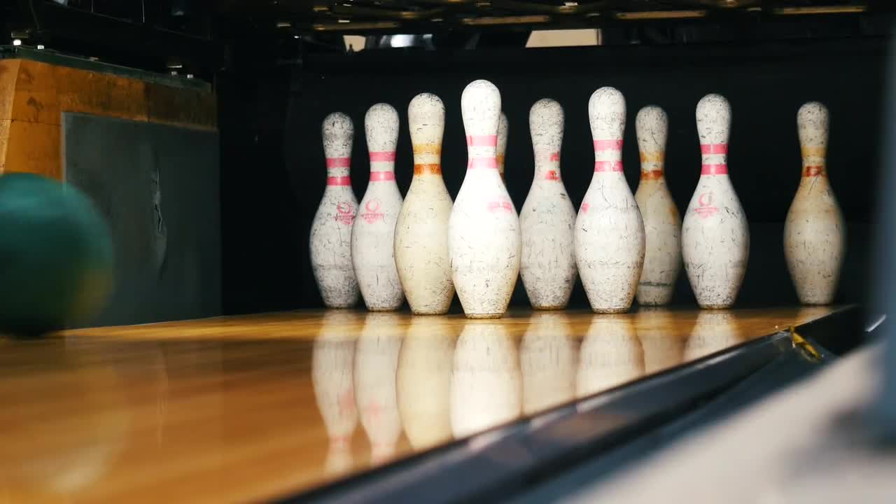 Ten Pin Bowling - Stock Video | Motion Array