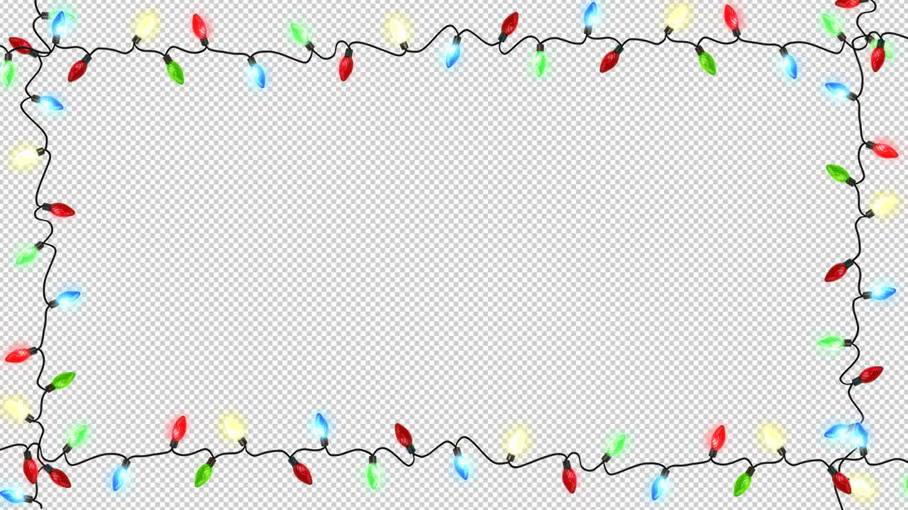 Christmas Lights - Stock Motion Graphics | Motion Array