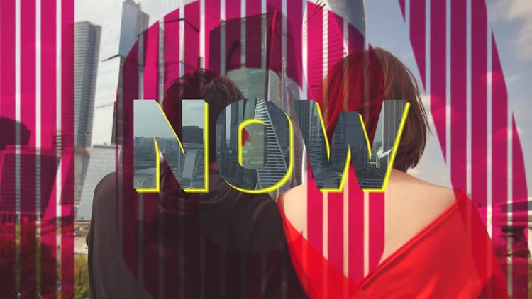 Colorful Typo Slideshow: Premiere Pro Templates