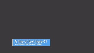 Live Text Lowerthirds: After Effects Templates