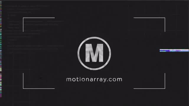 Glitch Logo 2 versions: After Effects Templates