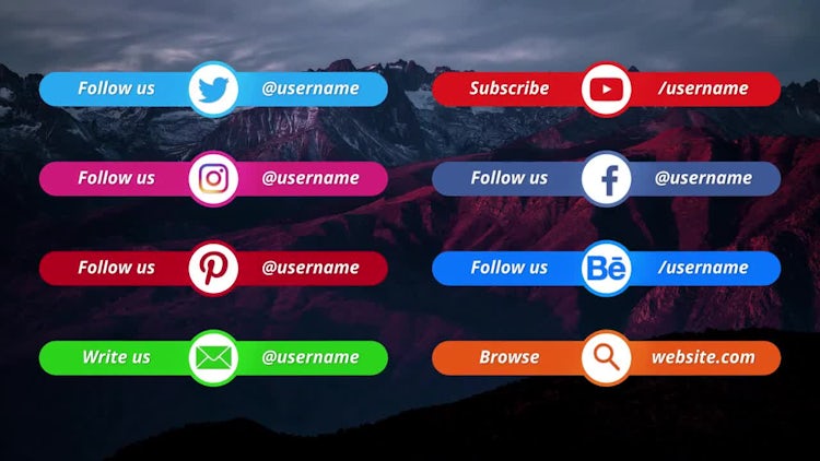 Social Media Titles - Premiere Pro Templates | Motion Array Social Media Lower Thirds - Premiere Pro Templates ...