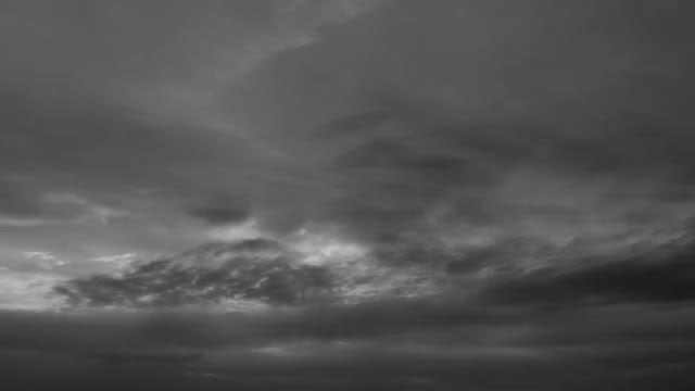 Black & White Sky: Stock Video