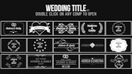 Wedding Title After Effects Templates Motion Array