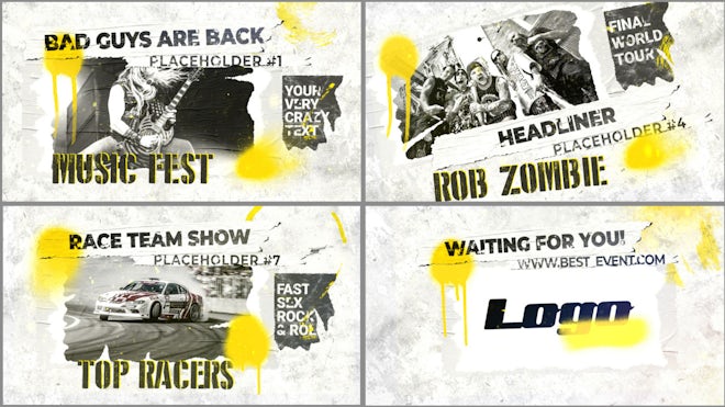 Party Invitation - Music Event Freebies template preview