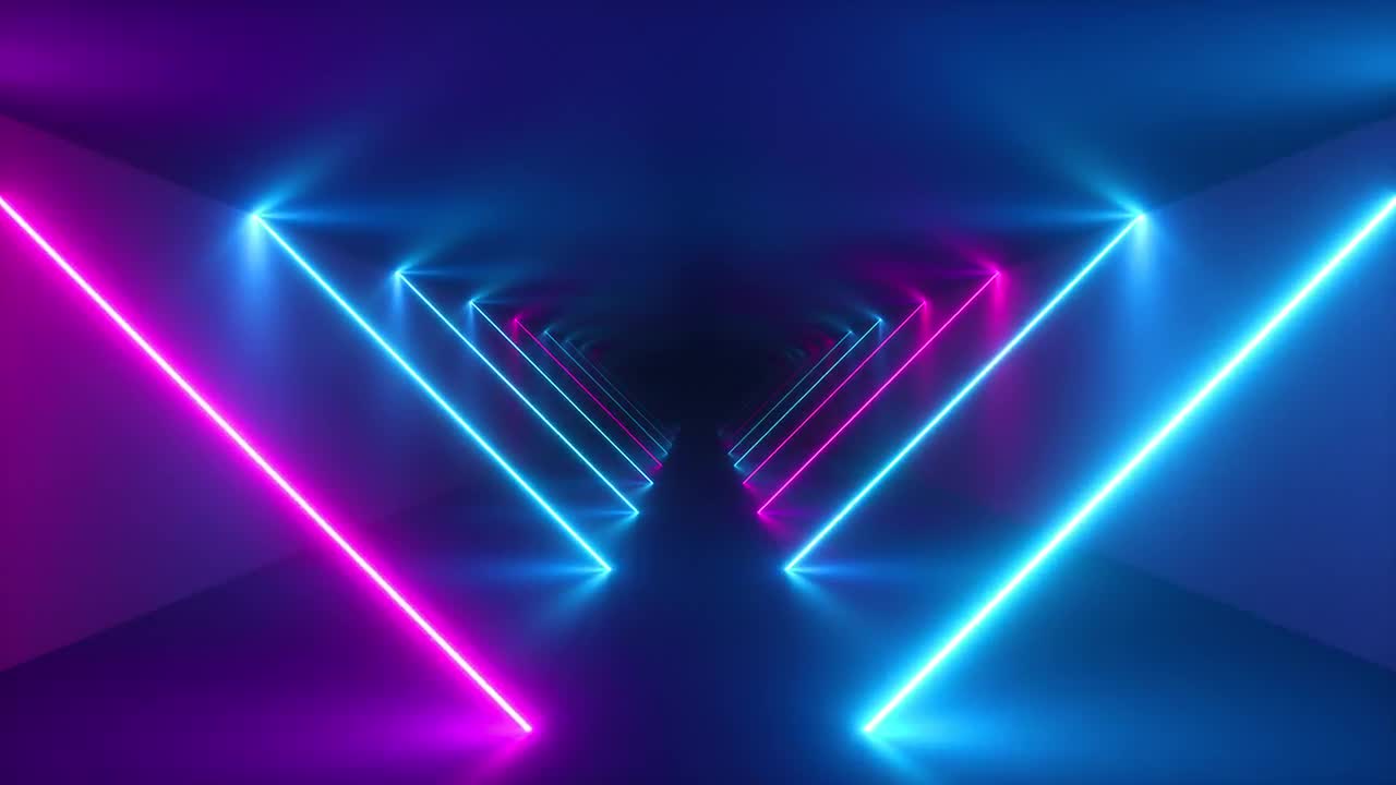 Tunnel With Laser Lights - Stock Motion Graphics | Motion Array