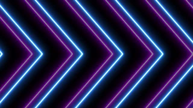 Neon Lights Background: Stock Motion Graphics
