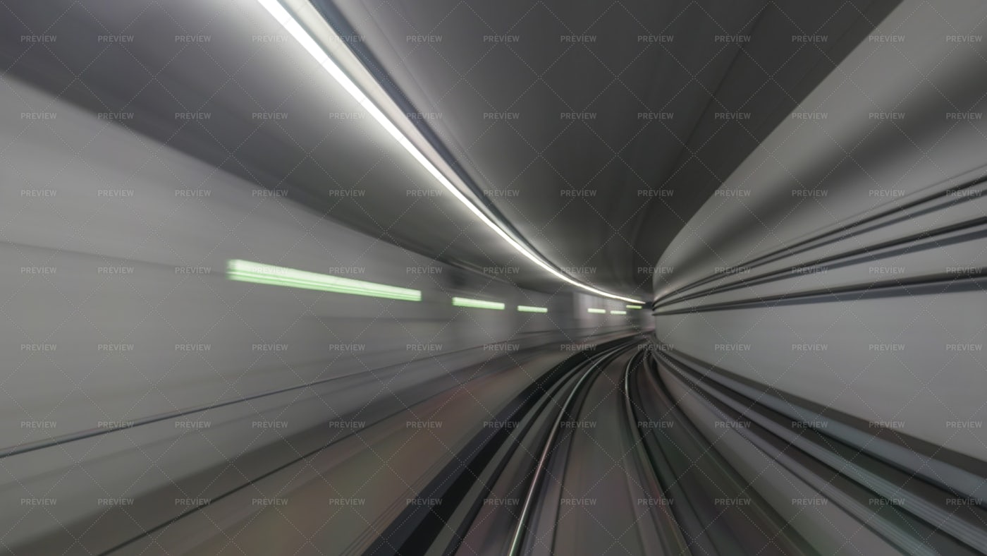 Subway Rails In Tunnel Stock Photos Motion Array