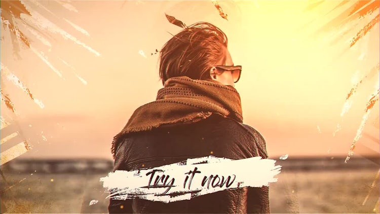 Paint Brush Slideshow: After Effects Templates