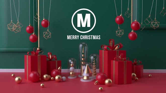 Christmas Logo Opener Freebies template preview