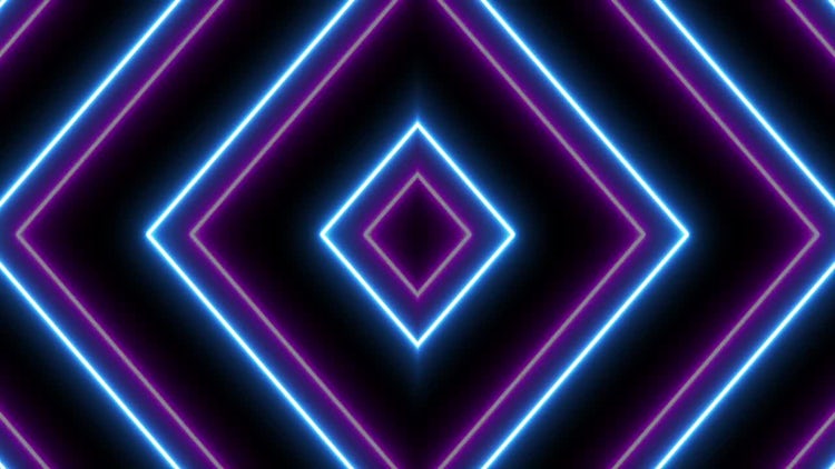 VJ Neon Lights Background - Motion Graphics | Motion Array