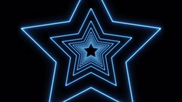 VJ Neon Lights Background: Stock Motion Graphics