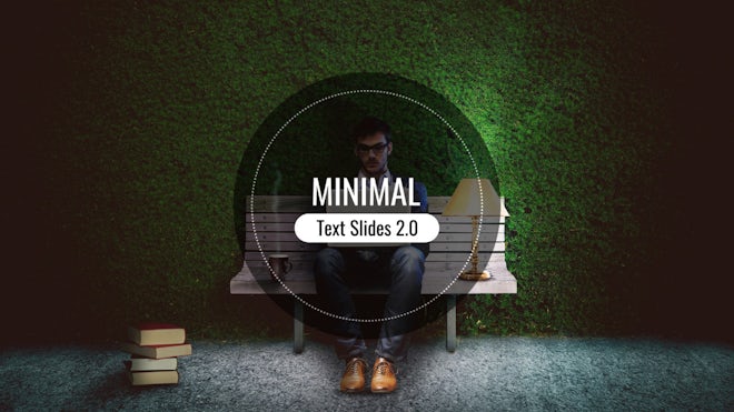 Minimal Text Slides 2.0 Freebies template preview