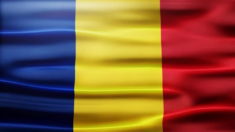 Romania Flag: Stock Motion Graphics