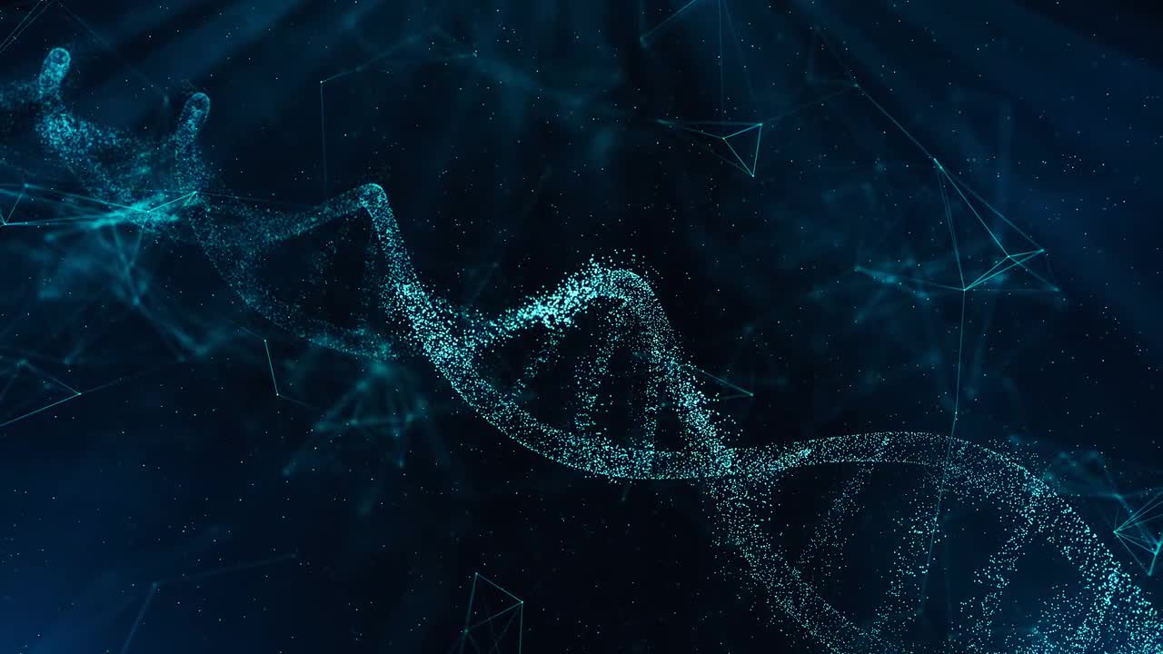 Blue DNA Background - Stock Motion Graphics | Motion Array