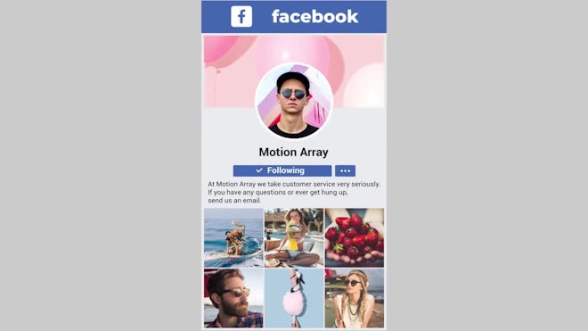 Facebook Promo Vertical Freebies template preview