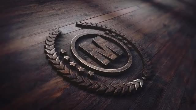 Wood Logo: After Effects Templates
