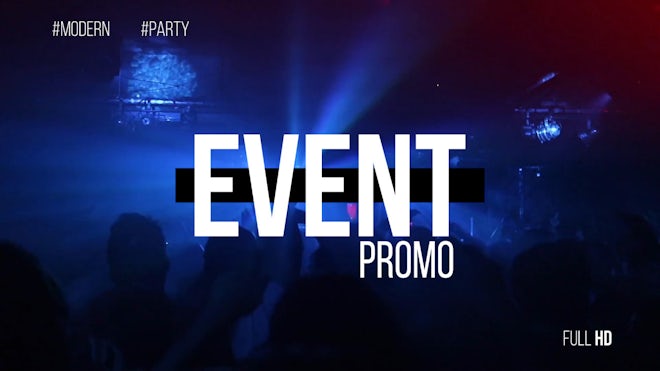 Modern Event Party Promo Freebies template preview