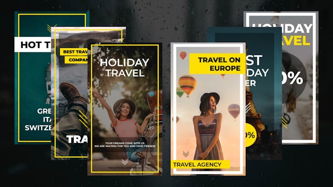 Instagram Stories Freebies template preview