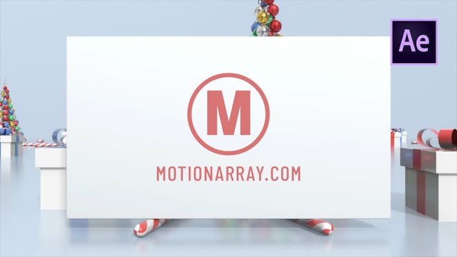 Abstract Christmas Logo Freebies template preview