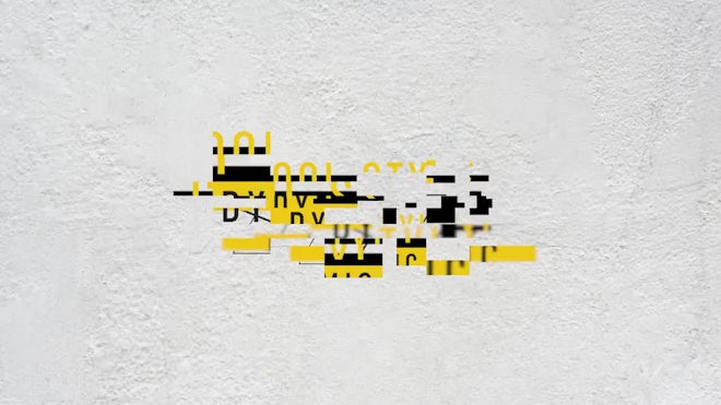 Glitch Titles Freebies template preview