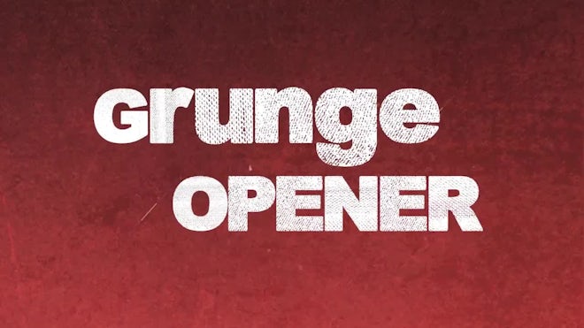 Grunge Opener Freebies template preview