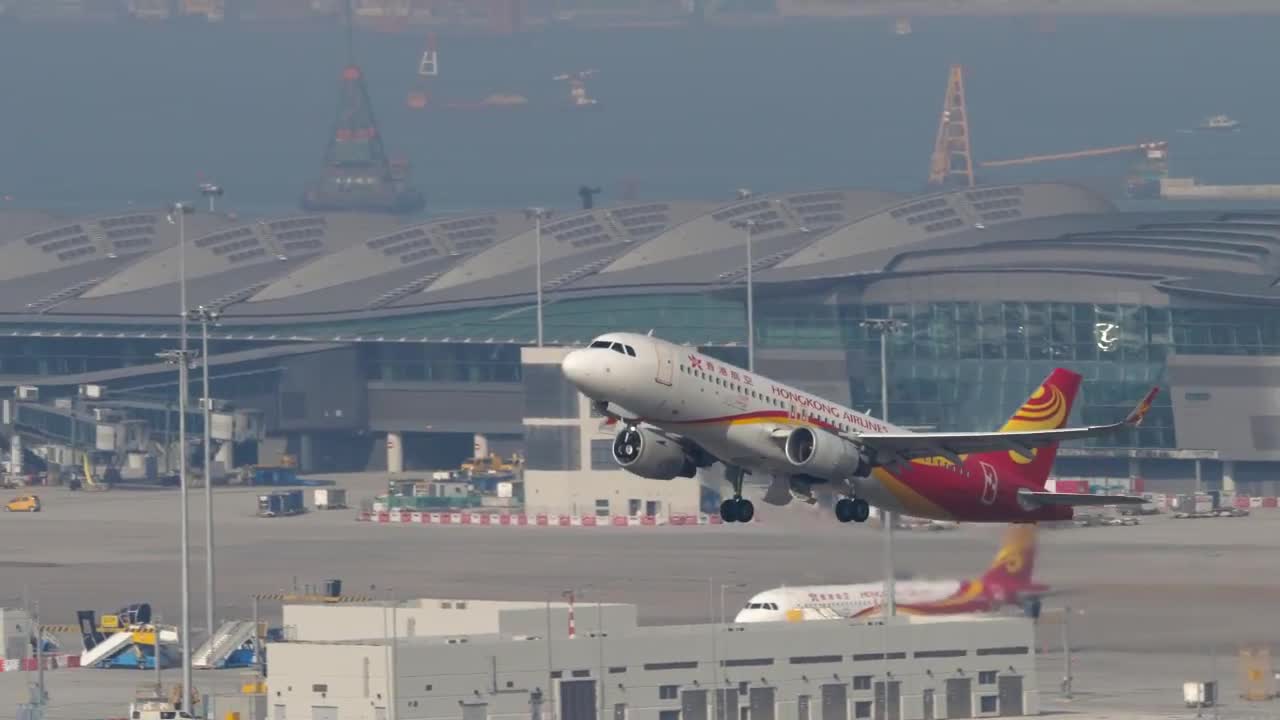 Airbus A320 Departure Stock Video Motion Array