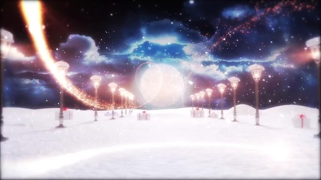 Merry Christmas Logo Reveal Freebies template preview