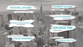 Grunge Ink Lower Thirds: Premiere Pro Templates