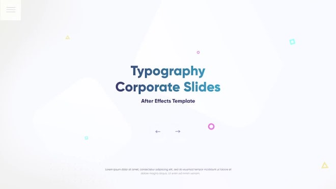 Corporate Design Slides Freebies template preview