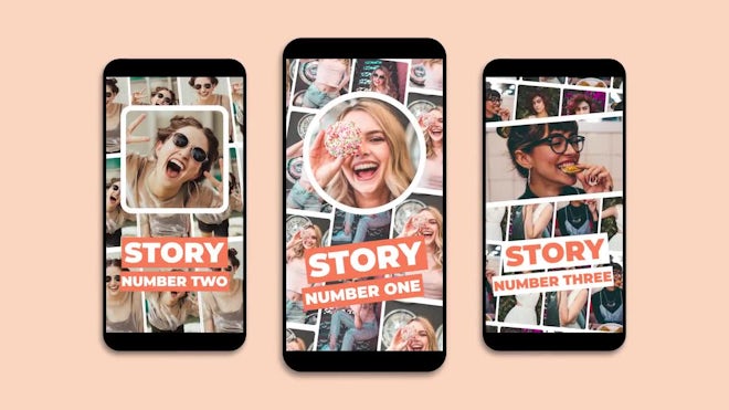 Short Photo Intro Instagram Stories Freebies template preview
