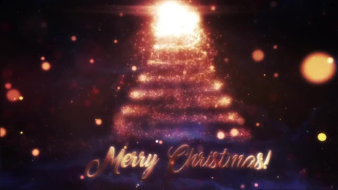 Christmas Greetings Logo Reveals Freebies template preview