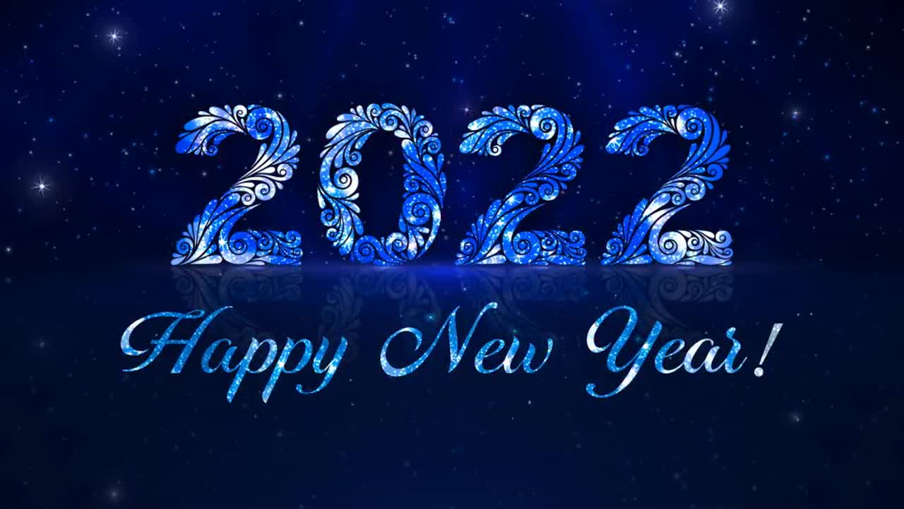  Happy  New  Year  Greeting Card  Stock Motion Graphics 