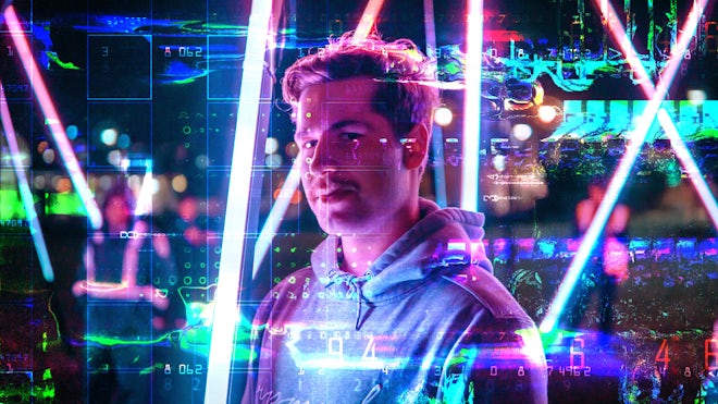 24 Digital Glitch Transition Freebies template preview