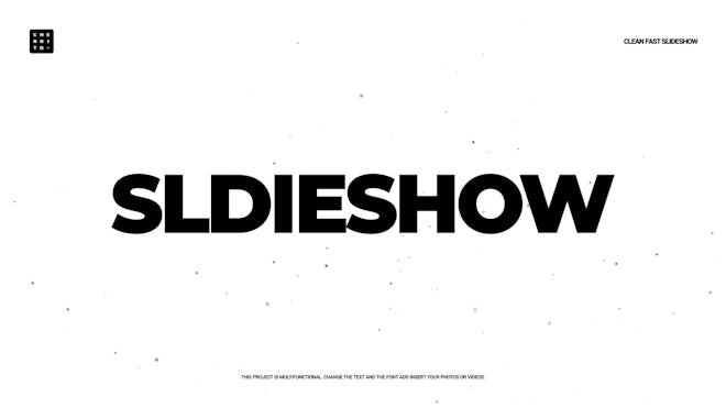 Clean Fast Slideshow Freebies template preview