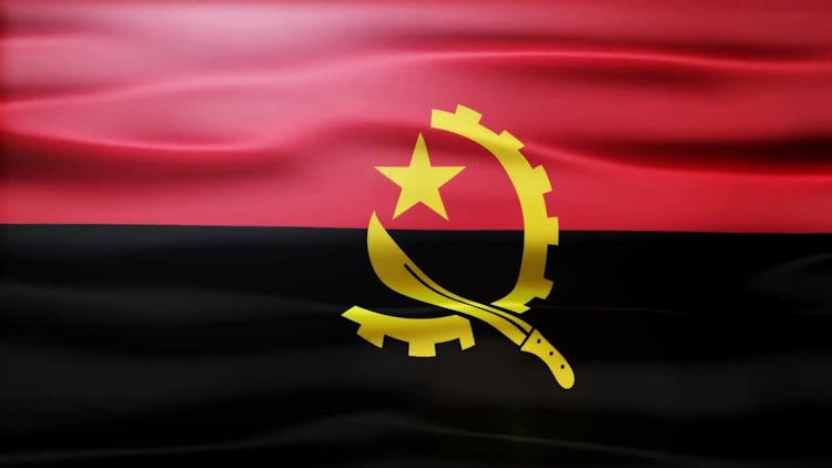 Angola Flag: Stock Motion Graphics