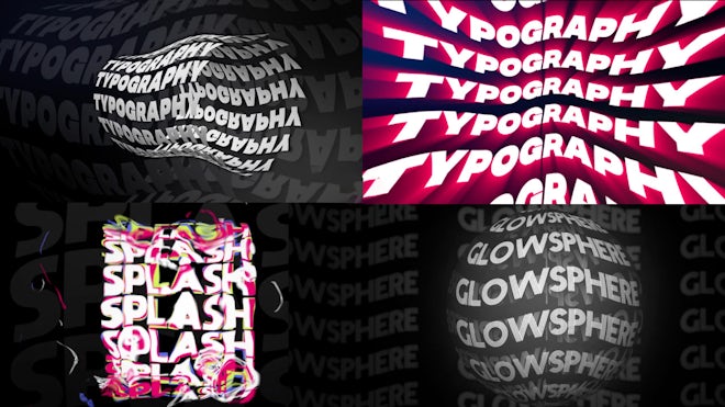 Typography Titles Freebies template preview