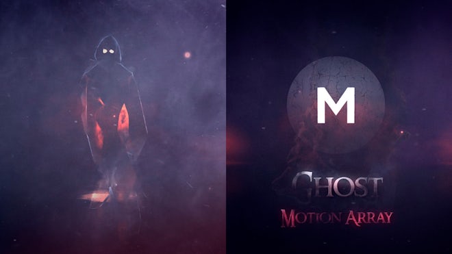 Ghost Logo Reveal Freebies template preview