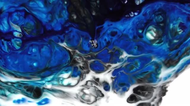 Abstract Paint Explosion: Stock Video