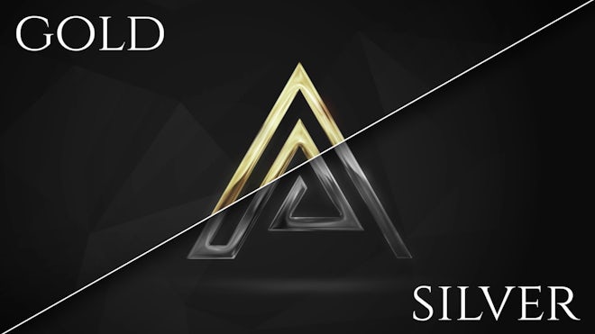 Cinematic Gold Logo Freebies template preview