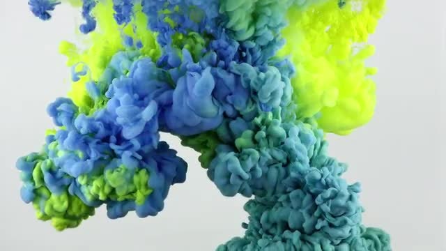 Colorful Ink Paint Splatter 27: Stock Video