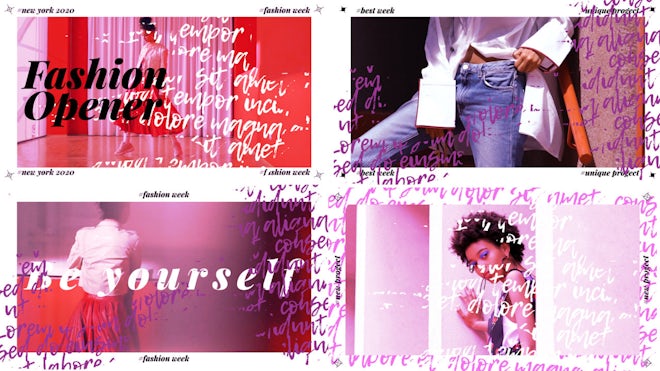 Stylish Fashion Opener Freebies template preview