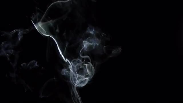 Smoke on Black Background 1: Stock Video